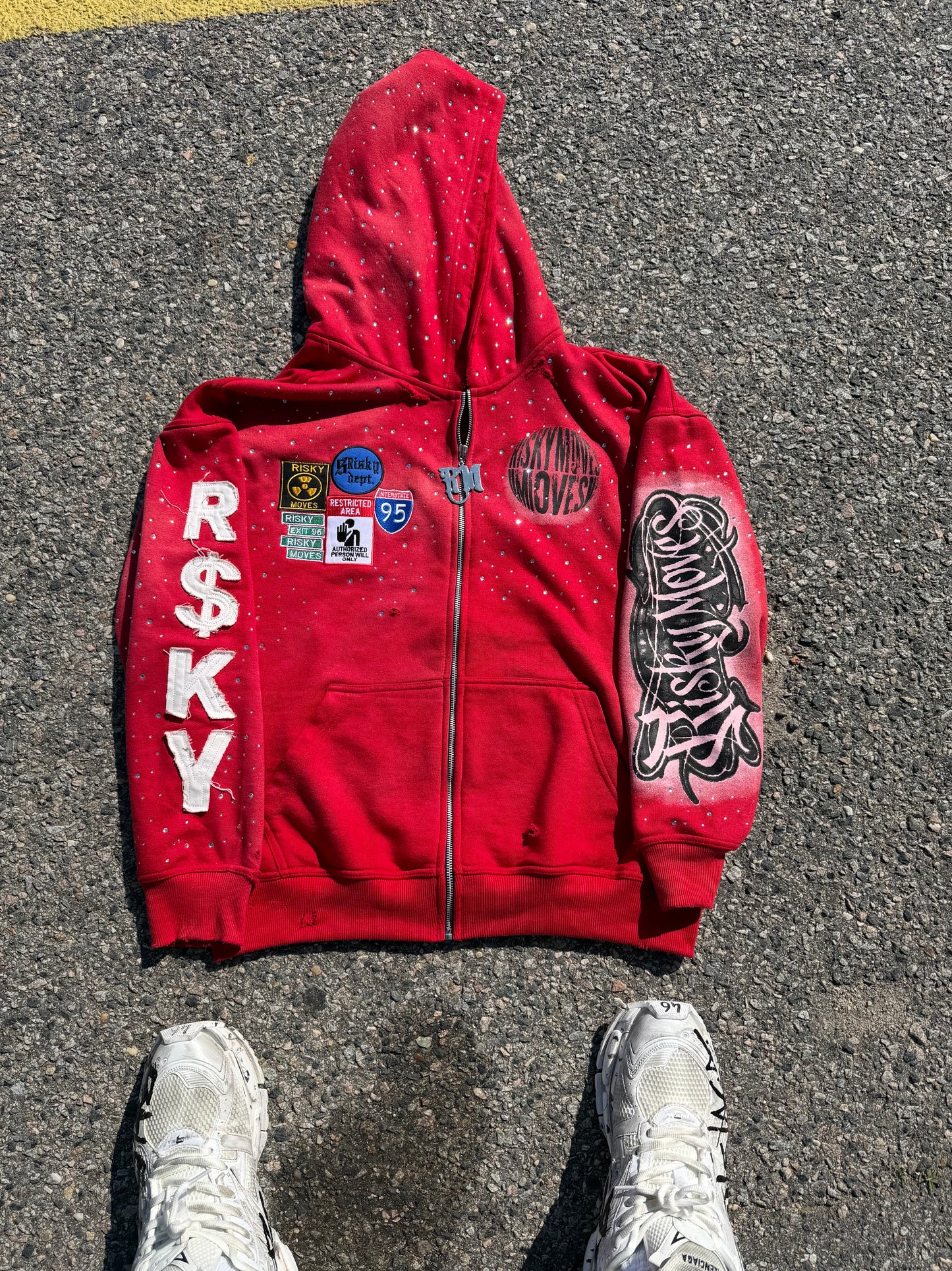 Risky world zip up