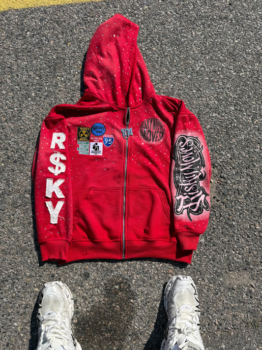 Risky world zip up